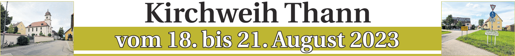 Kirchweih Thann: "Lassen Sie sich von der besonderen Bierzeltatmosphäre verzaubern"