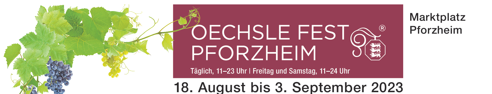 OECHSLE FEST PFORZHEIM: Darauf freuen sich alle