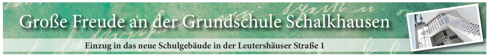 Grundschule Schalkhausen: Rund 7,4 Millionen Euro in Schulhaus investiert