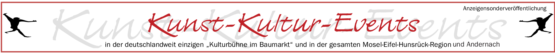 Bis Ende September letztmals besondere Aktionen der röhrig-"Kulturbühne im Baumarkt"