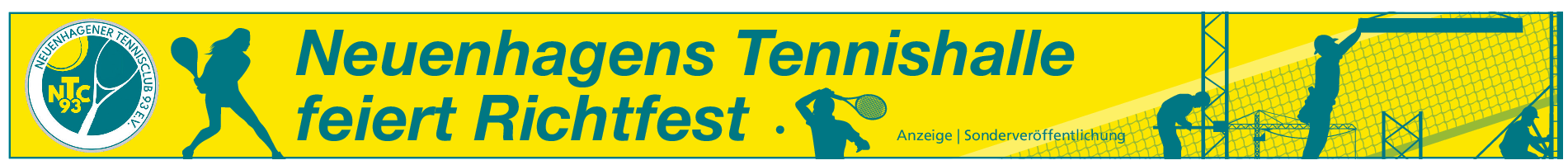 Tennishalle in Neuenhagen: Erster Aufschlag am 6. Dezember