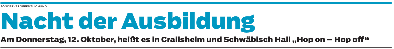 Schwäbisch Hall und Crailsheim: Auf verschiedenen Busrouten in Richtung Zukunft starten