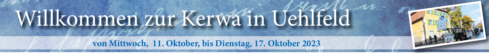 Kerwa in Uehlfeld vom 11. bis 17. Oktober: Das Storchendorf feiert sieben Tage lang