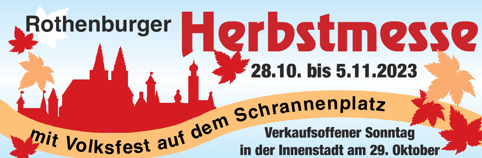 Herbstmesse in Rothenburg ob der Tauber