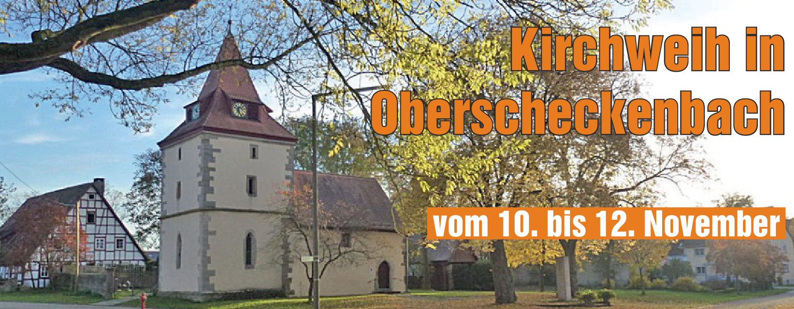 Grußwort des Bürgermeisters zur Kirchweih in Oberscheckenbach