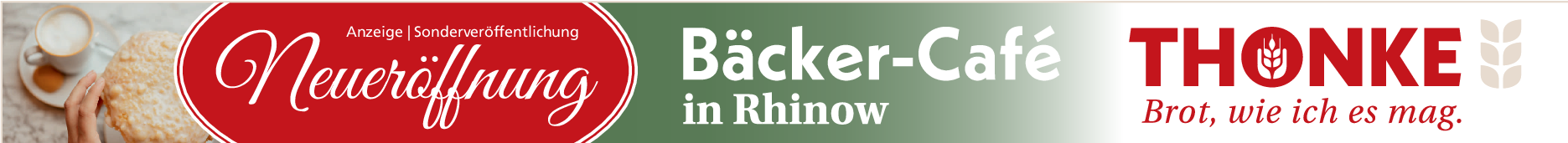 Bäcker-Café: Rhinower Brötchen bei Thonke