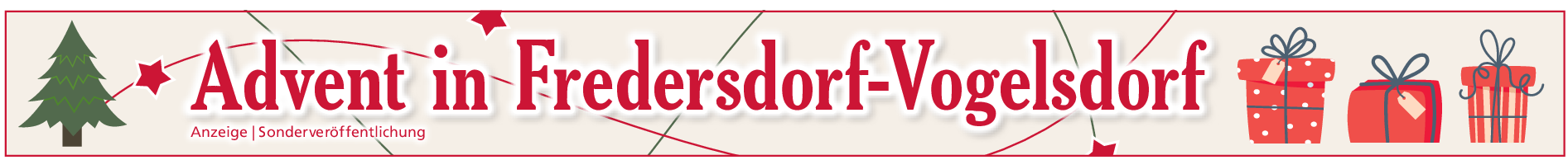 Fredersdorf-Vogelsdorf: Auftakt in die Adventszeit