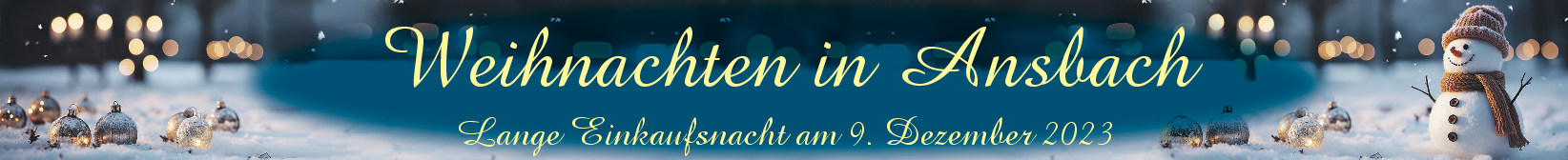 Ansbacher Winter-Einkaufsnacht