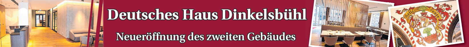 Dinkelsbühl: Das Deutsche Haus erweitert seine Kapazitäten