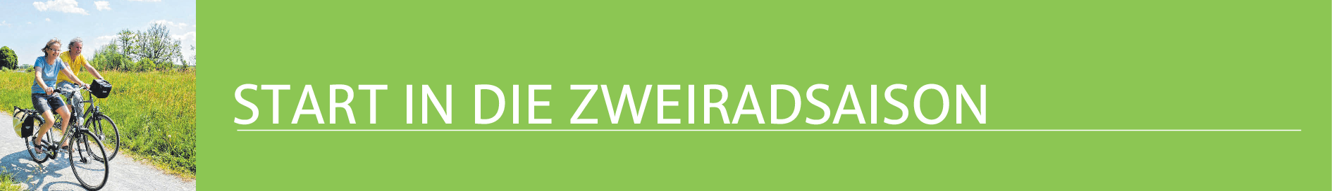 Das Fahrrad wird Frühlingsfrisch für die neue Saison 2024