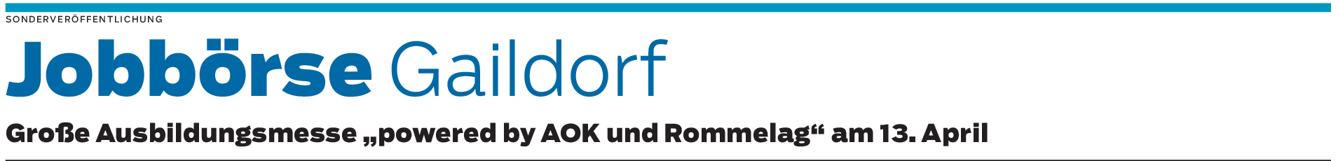 Die AOK unterstützt die Jobbörse in Gaildorf: Orientierung geben