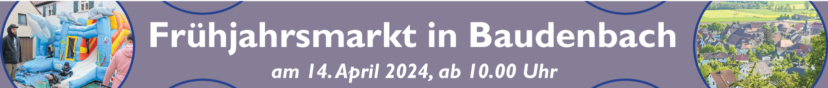 Baudenbach lädt ein zum Frühjahrsmarkt am 14. April