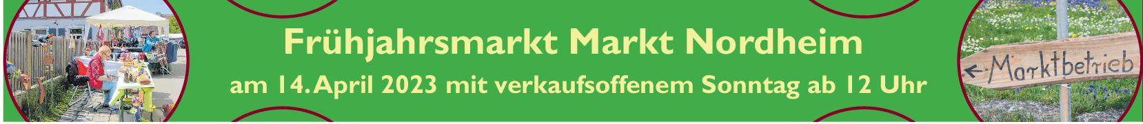 Frühjahrsmarkt in Markt Nordheim am 14. April: Auf geht's nach „Noada“