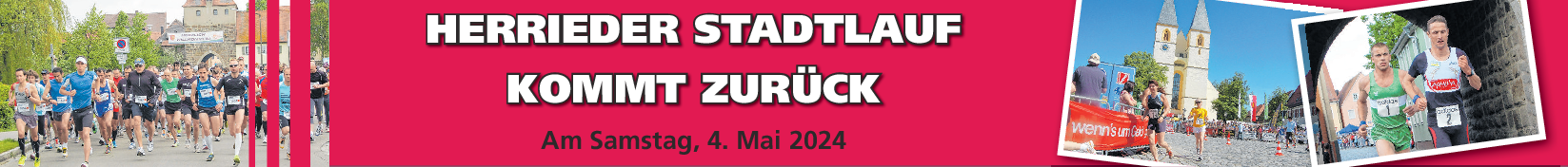 Herrieder Stadtlauf kommt zurück