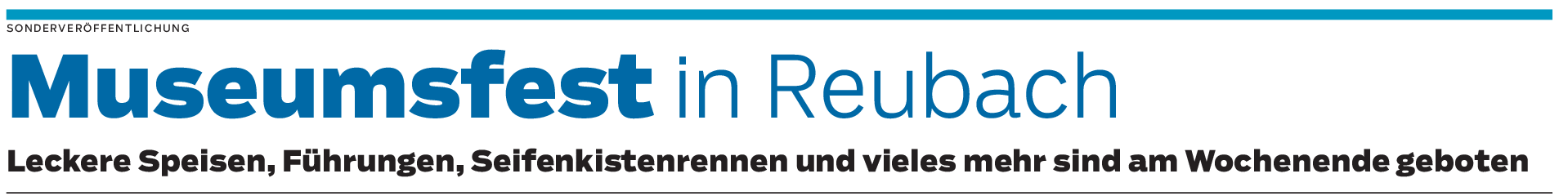 Museumsfest in Reubach am 11. und 12. Mai: Altes neu entdecken