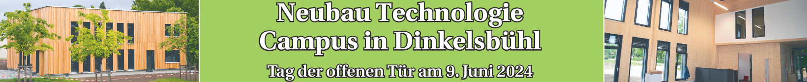 Neubau Technologie Campus in Dinkelsbühl: "Frühzeitig an Naturwissenschaften heranführen"