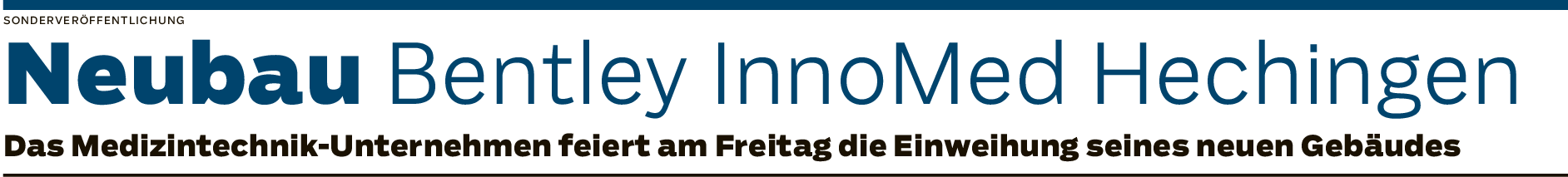 Bentley InnoMed GmbH in Hechingen: Platz für rund 100 Arbeitsplätze