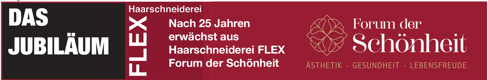 25 Jahre Haarschneiderei Flex