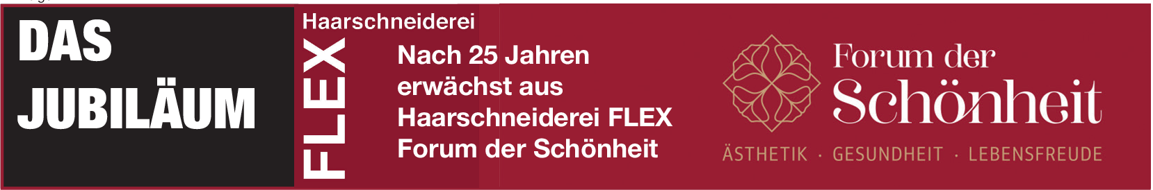 25 Jahre Haarschneiderei Flex: Fest der Schönheit am 29.06.24