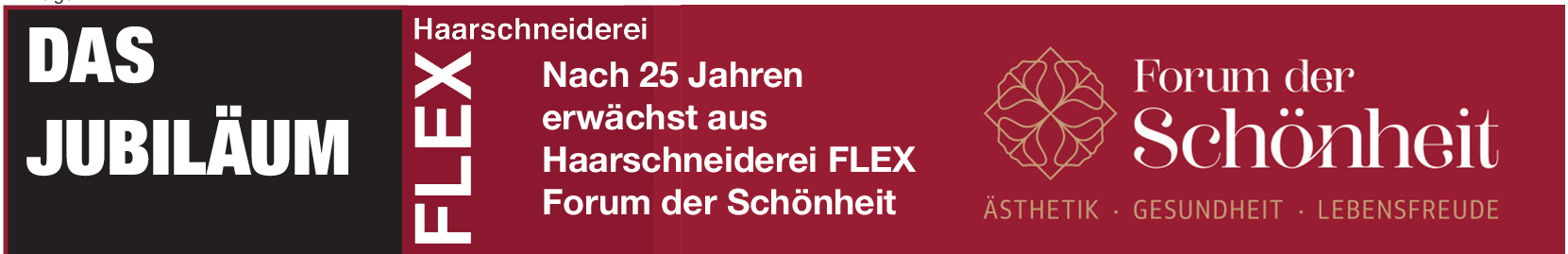 Forum der Schönheit: Haarschneiderei Flex: Das Jubiläum