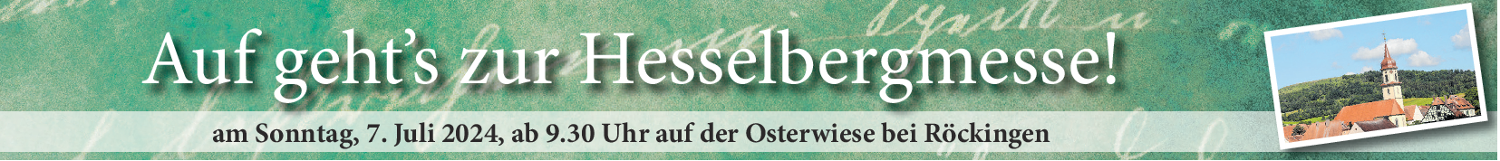 Auf geht's zur Hesselbergmesse am 7. Juli bei Röckingen