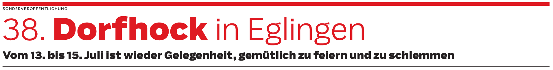 Viel Musik und gute Laune beim Dorfhock in Eglingen