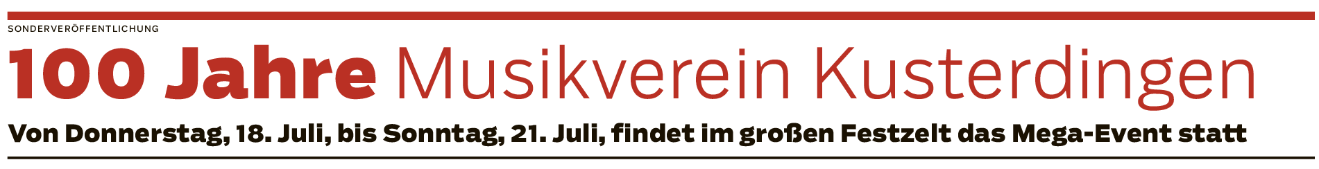 Tolles Feierwochenende mit dem Musikverein Kusterdingen