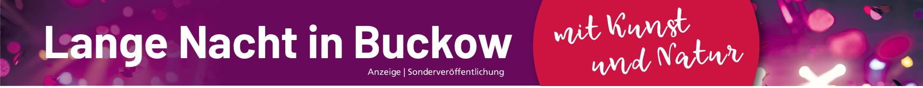 Kultur, Kulinarik und mehr in Buckow