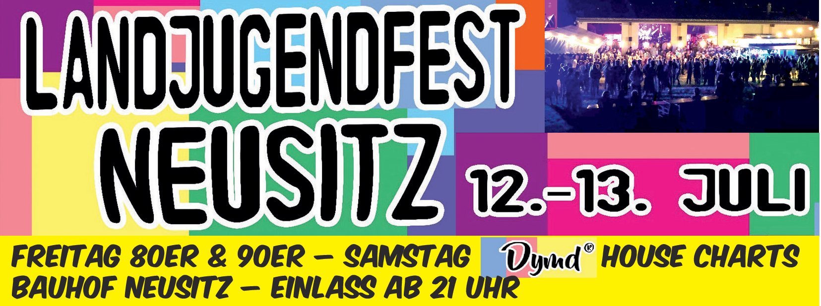 Landjugendfest Neusitz am 12.-13. Juli: Auf geht's nach Neusitz!