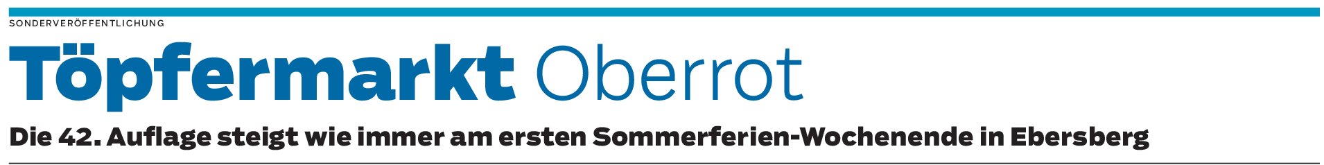 Harmonische Einheit beim Töpfermarkt Oberrot in Ebersberg