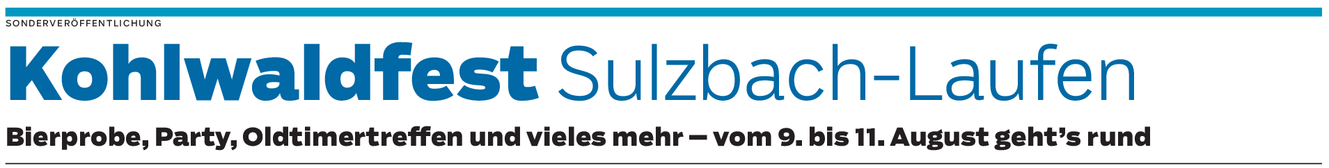 Kohlwaldfest Sulzbach-Laufen: Wilde Beats und viel Tradition