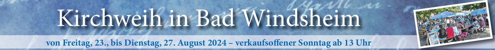 Bei der Kirchweih in Bad Windsheim ist für jeden etwas geboten