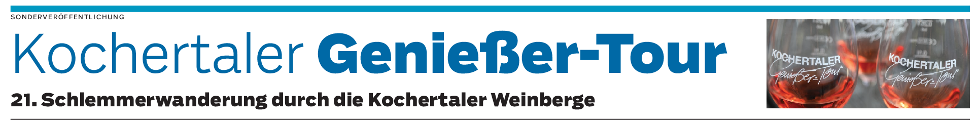 Die Kochertaler Genießer-Tour steht bevor: Wandern und Kulinarik werden vereint