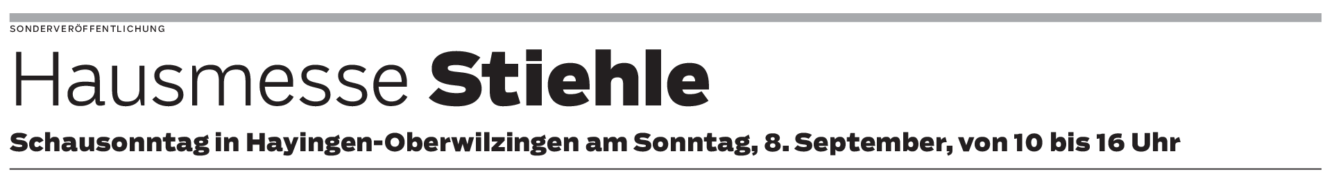 Hausmesse Stiehle in Hayingen am 8. September: Cleveres Energie-Management