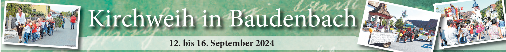 Traditionsreiches Fest: Baudenbach feiert Kerwa!