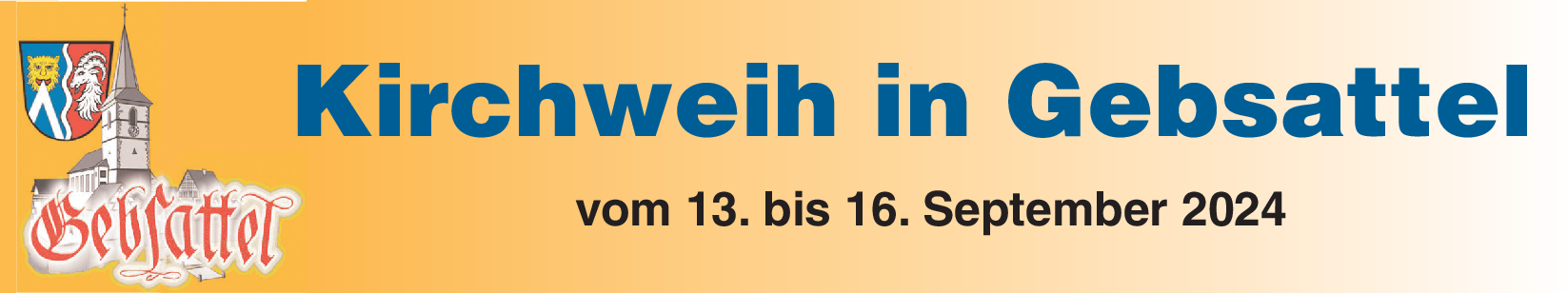 Kirchweih in Gebsattel: Grußwort der 2. Bürgermeisterin