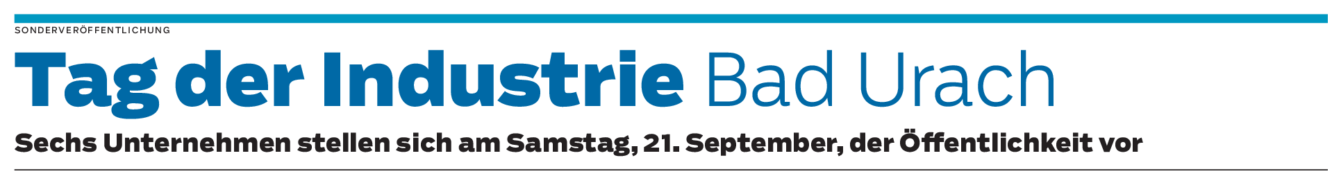 Bad Uracher Tag der Industrie: Wirtschaftsbetriebe vor der Tür