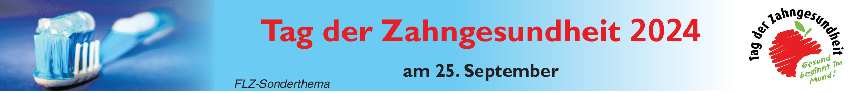 Tag der Zahngesundheit 2024 am 25. September