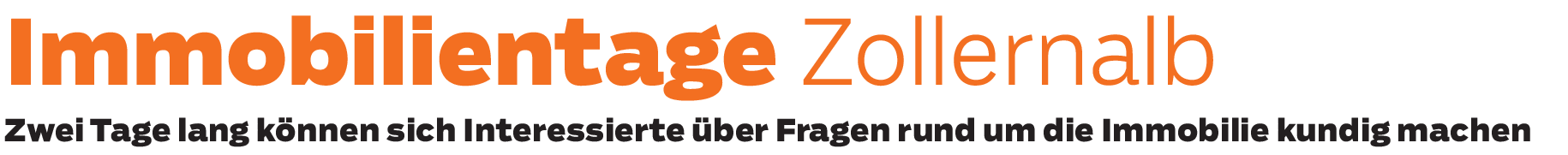 Messe Balingen: Immobilientage Zollernalb