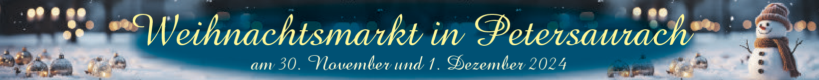 Weihnachtsmärkte in Petersaurach: Stimmungsvolle Vorweihnachtszeit