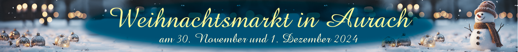 Besondere Atmosphäre auf dem Auracher Weihnachtsmarkt am 30. November und 1. Dezember