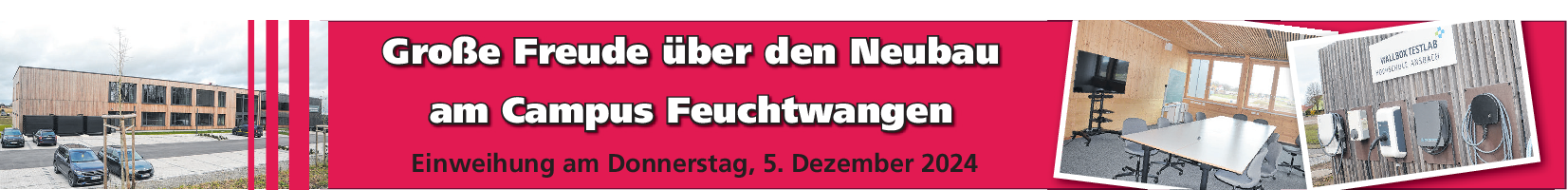 Neubau am Campus: Vorzeigeprojekt für die Stadt und die Region