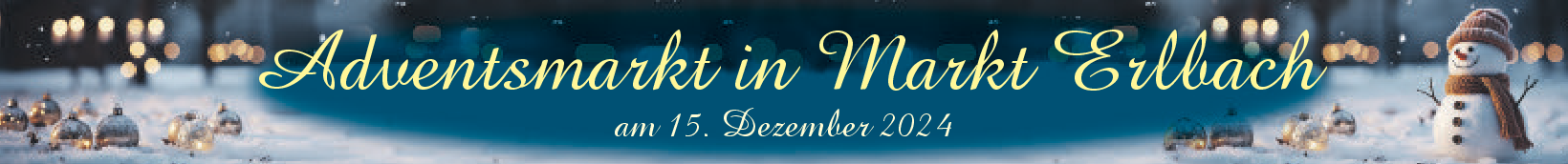 Winterzauber mit einzigartiger Atmosphäre in Markt Erlbach