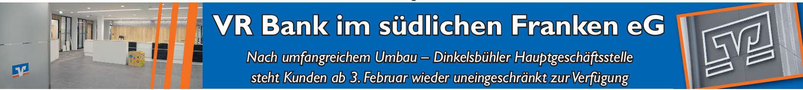 VR Bank im südlichen Franken erstrahlt in neuem Glanz