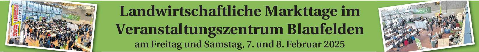 Blaufeld: Größter Landmaschinenmarkt in der Region