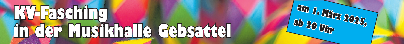 Flower Power-Fasching in Gebsattel