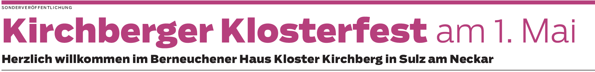 Kirchberger Klosterfest in Sulz am Neckar
