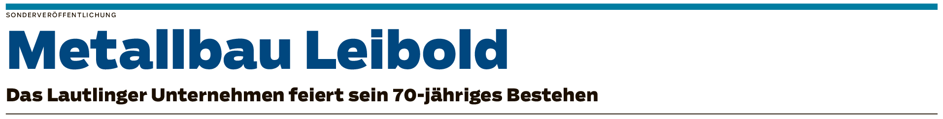Metallbau Leibold aus Lautlingen ist nah am Kunden