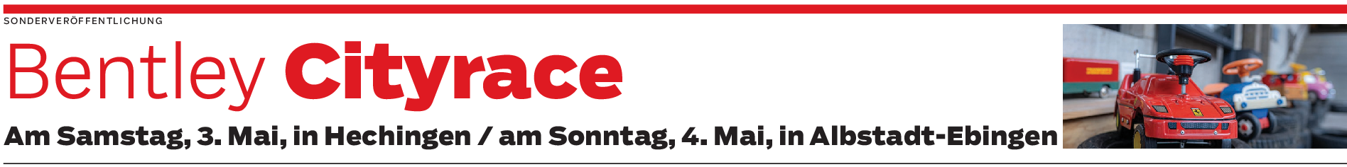 Bobbycars in Hechingen und Ebingen