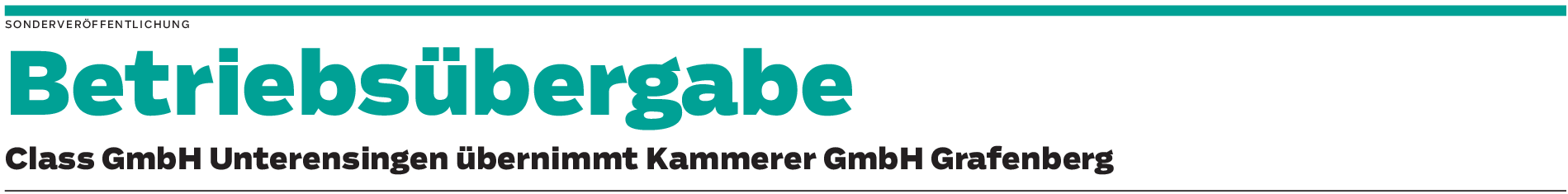 Handwerkbetrieb Kammerer in Grafenberg: Eine gelungene Übernahme